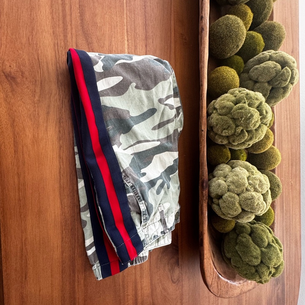 MOTHER Camouflage Pants with Red and Blue Stripes 24 - Picture 3 of 7